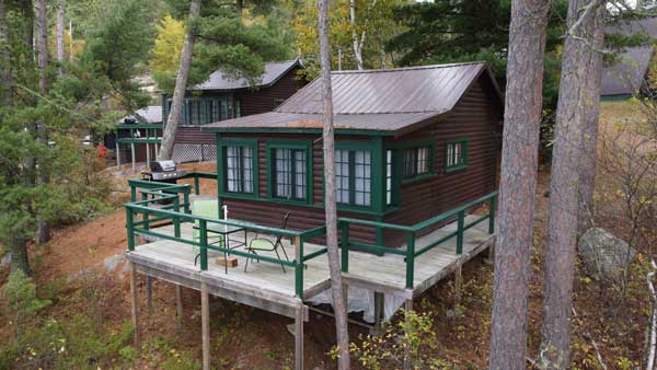 Eagles Landing fishing resort cottages for rent