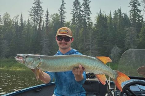 Musky fishing in Lake of the Woods